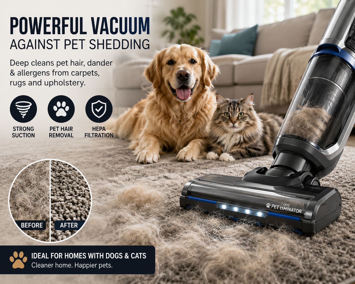 Best Cordless Vacuum for Pet Hair in 2026 (Tested Picks & Buying Guide)